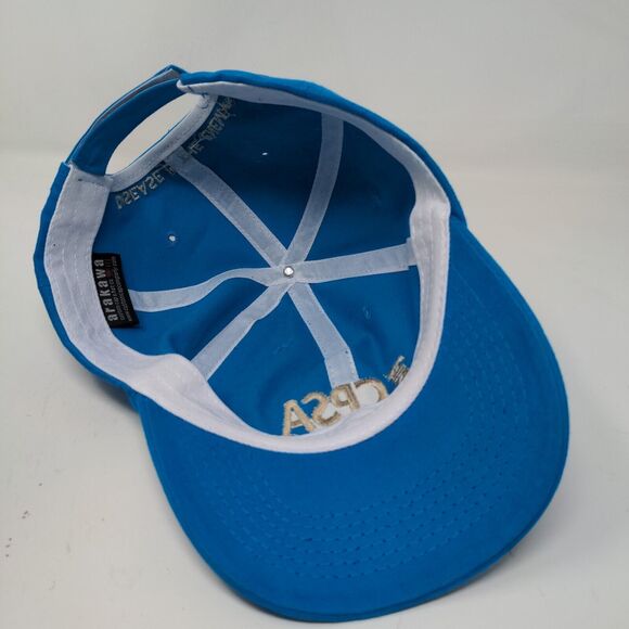 Arakawa Men's Strapback Hat CPSA Blue Adjustable Embroidered Logo - Picture 9 of 12